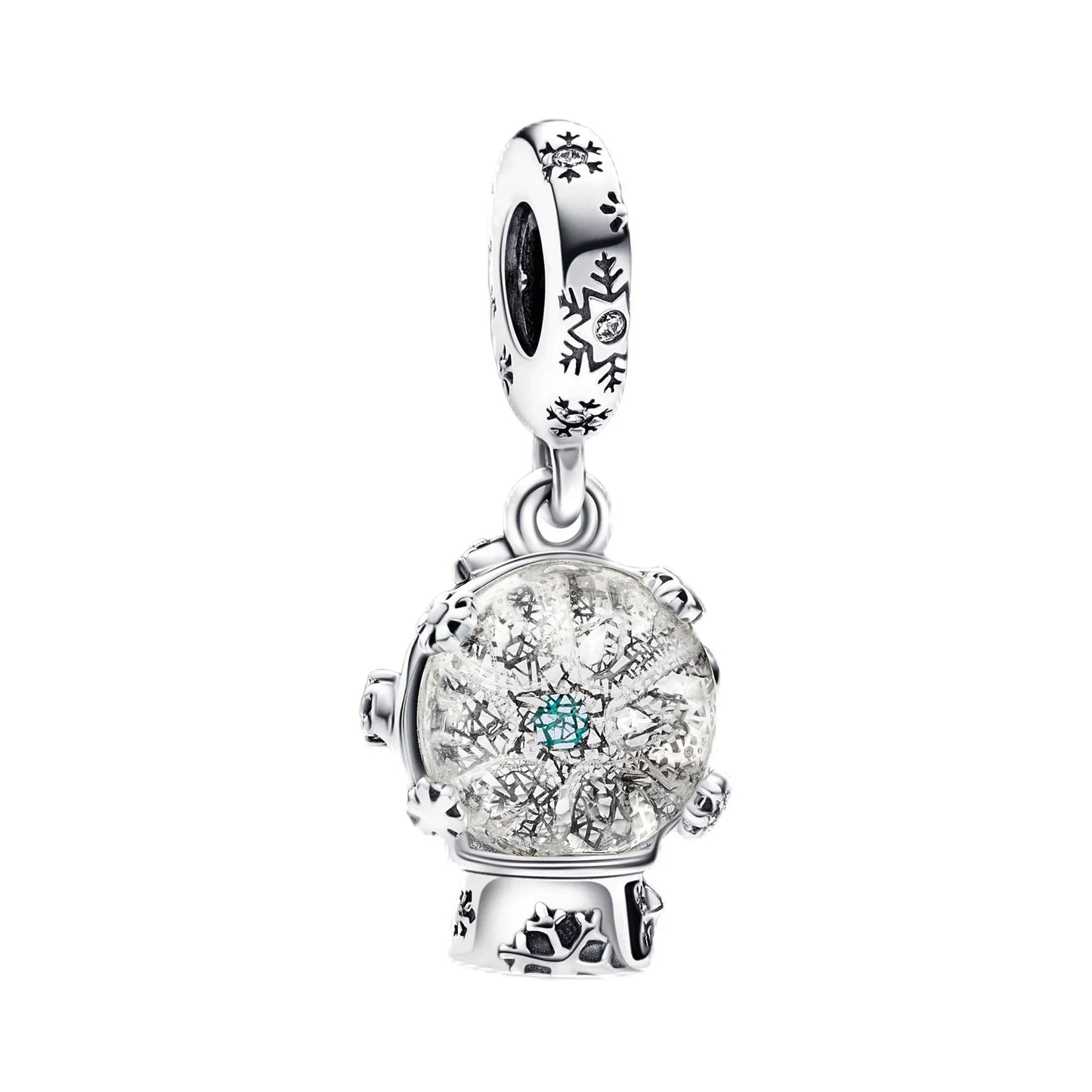 925 Sterling Silver Christmas Snowman Snowflakes and Hot Air Balloon Charms for DIY Bracelets and Necklaces Women Gift