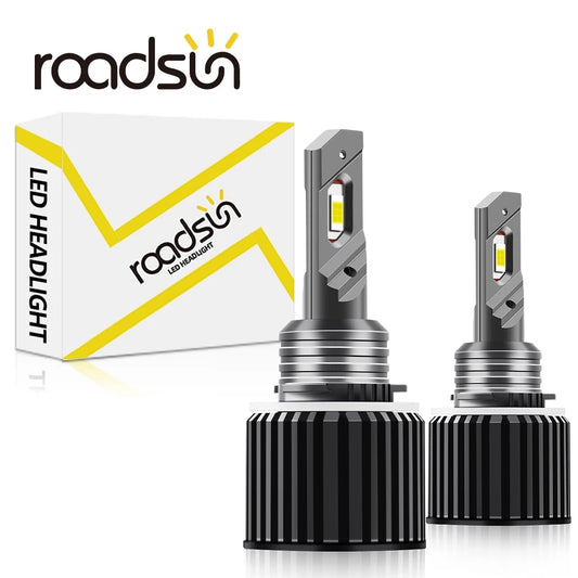 2pcs 6000K High Power H15 LED Car Headlight Upgrade Kit 26000LM Fog Lamp Daytime Running Light