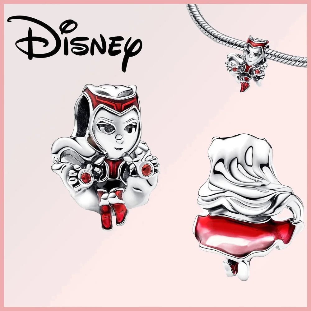 Disney 925 Sterling Silver Stitch Minnie Winnie Dangle
