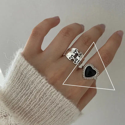 BF Club 925 Sterling Silver Rings for Women Simple Gold Star Fashion Jewelry Clear resizable