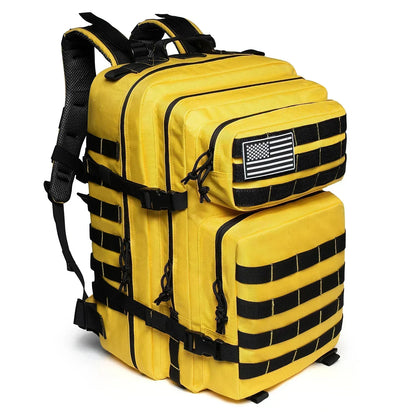 45L Large Capacity Tactical Backpacks for Men and Women Yellow