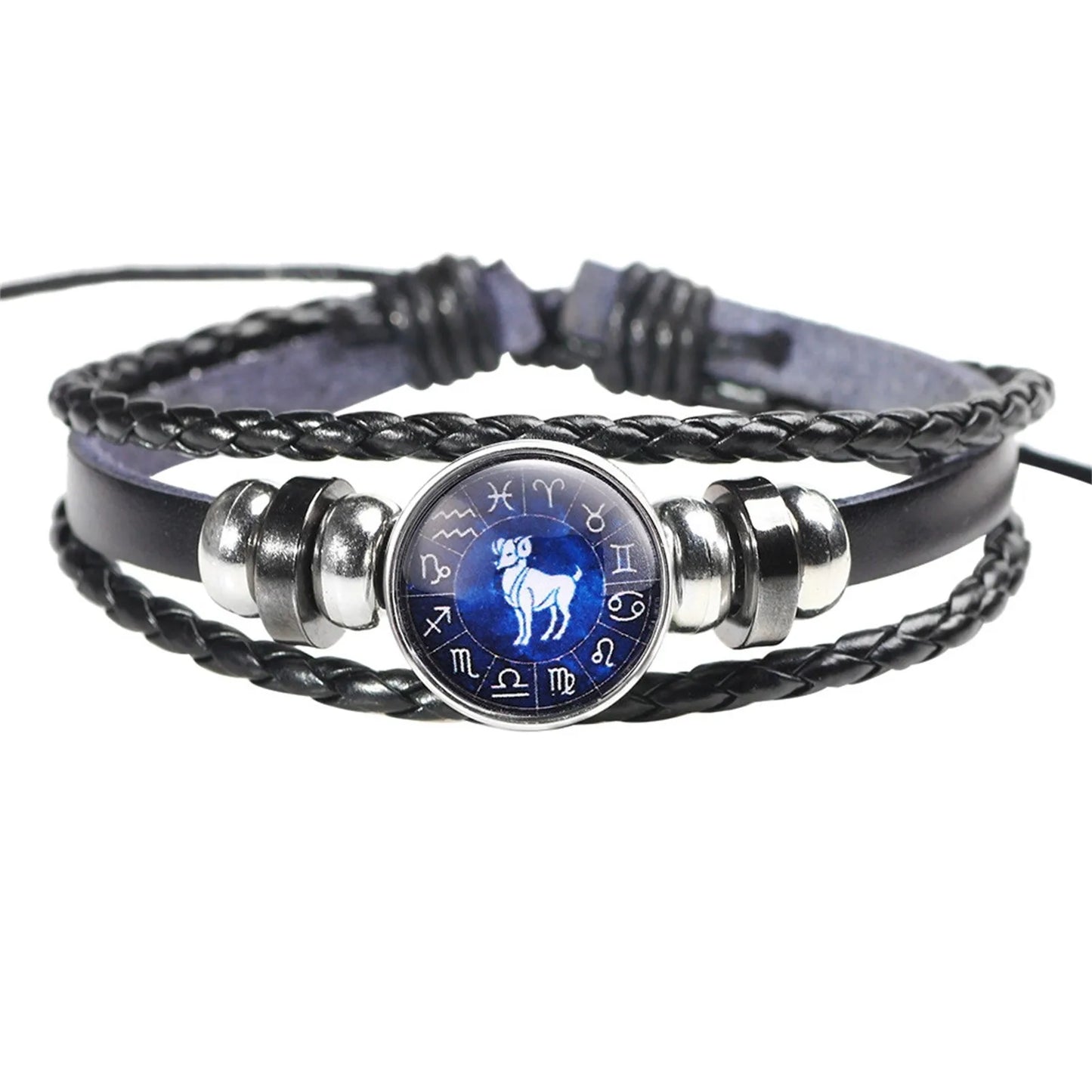 Zodiac Constellation Jewelry Set with Digital Watch and ID Bracelet