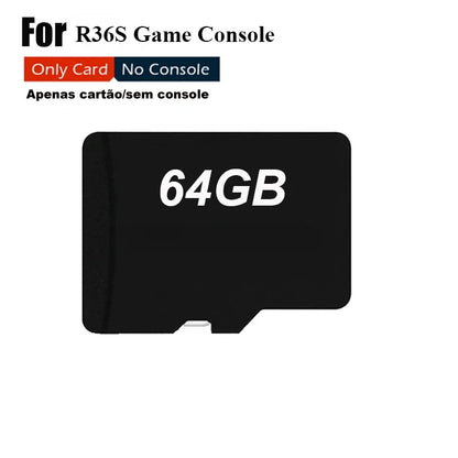 V5 SD Card For R36S R36H Retro Handheld Game Console Compatible With Linux 3.5 Inch IPS Portable Player 64GB 128GB 256GB
