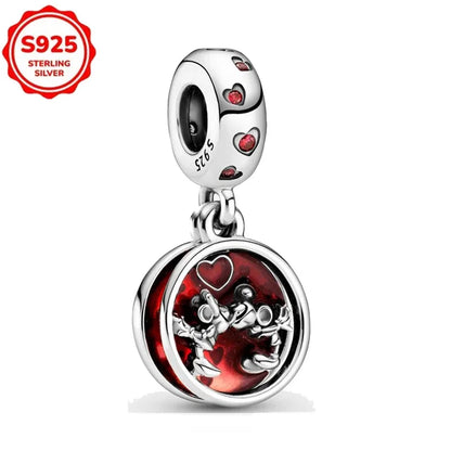 Disney 925 Sterling Silver Pixar Character Bead Charm