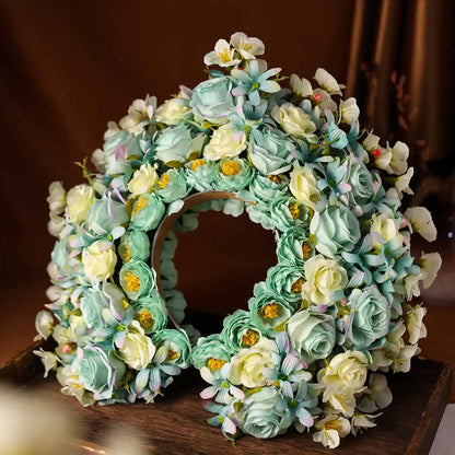 Elegant Floral Crown Headband for Women and Girls - Perfect Wedding and Festival Accessory