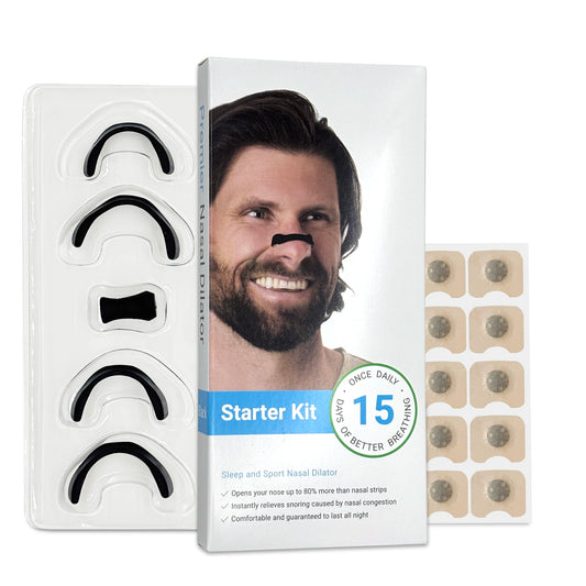 15 Pairs Magnetic Nasal Breathing Dilator Kit for Enhanced Oxygen Intake and Anti-Snoring Support