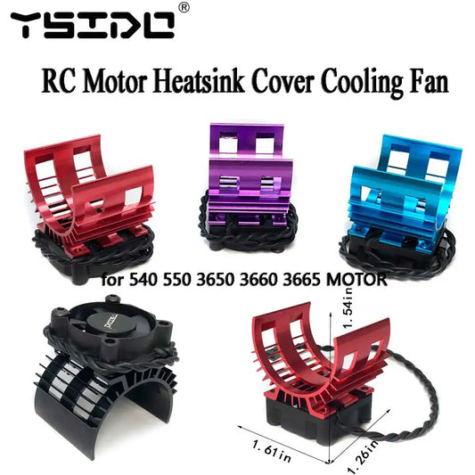 YSIDO RC Electric Car Brushless Motor Cooling Fan Parts