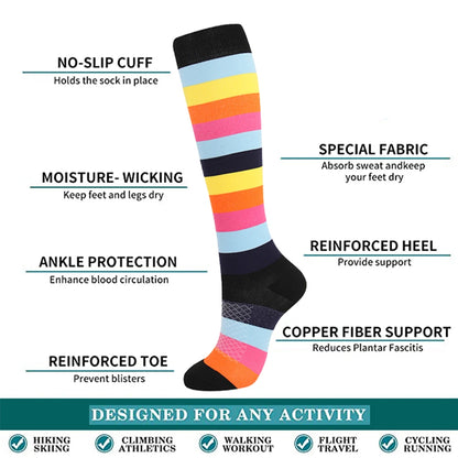3 Pack Compression Socks For Women Improve Circulation