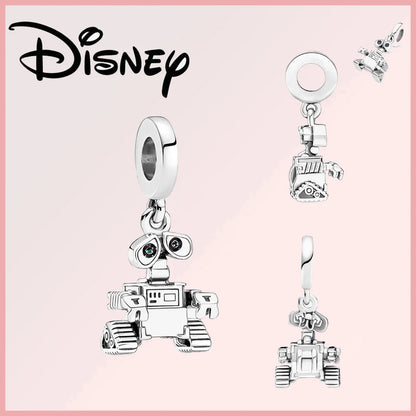 Disney 925 Sterling Silver Stitch Minnie Winnie Dangle