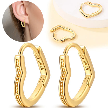 Elegant 925 Silver Twist Zircon Hoop Earrings for Women - Ideal Engagement or Birthday Gift