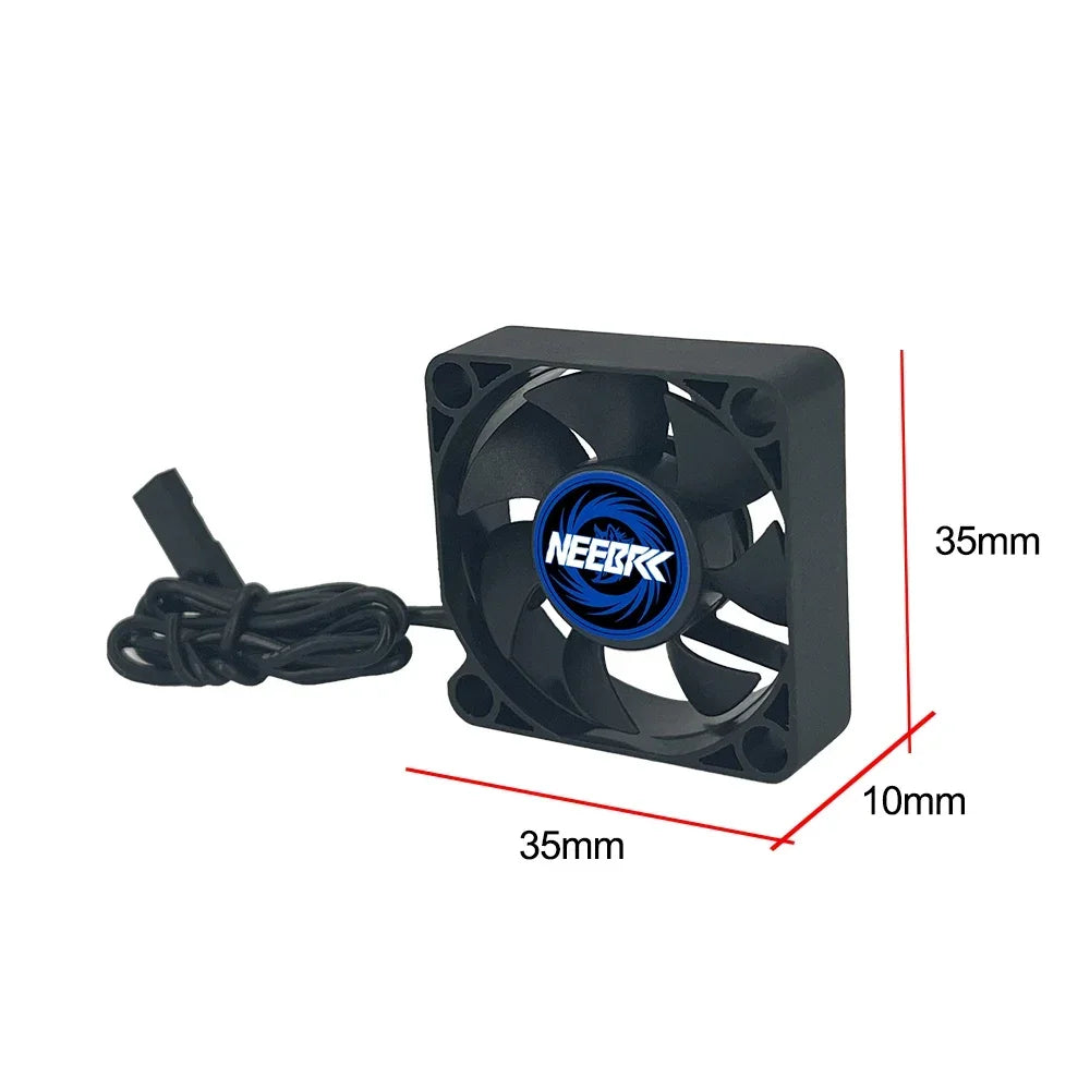RC Motor Fan Cooling Heatsink 25-50mm High Wind Rapid Cool 35x35mm
