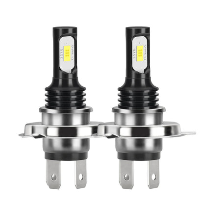 High Power 120W Fanless Fog Light Bulbs H4 H7 9005 9006 H11 5202 H3 880 881 6500K Bright White 12V 24V 2Pcs
