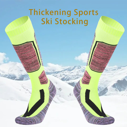 Thermal Thick Cotton Ski Socks High Knee Warm Unisex