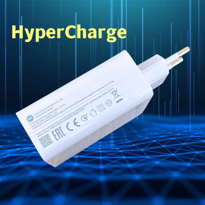 Xiaomi 120W Original Turbo Fast HyperCharge Wall Charger With 6A USB Type C Cable EU US UK Compatible With Xiaomi 13 12 11 Ultra Redmi