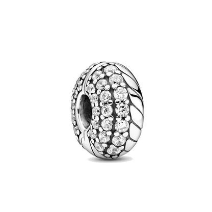 Exquisite 925 Silver Car Bead Cross Pendant for European Bracelets Stylish DIY Jewelry for Women