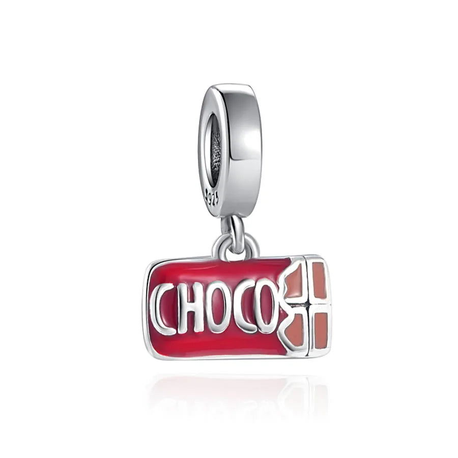 Yinyang Flower Clover Pendant 925 Silver Amulet for Bracelets DIY Jewelry Gift B1185