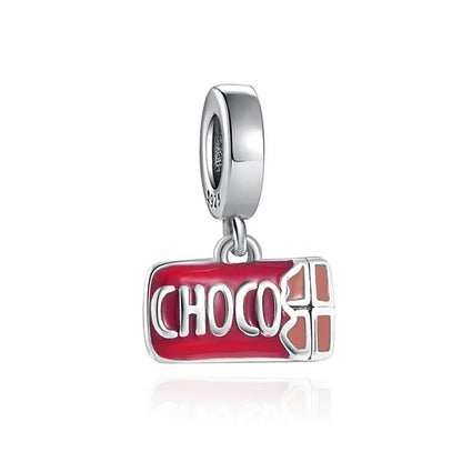 Yinyang Flower Clover Pendant 925 Silver Amulet for Bracelets DIY Jewelry Gift B1185
