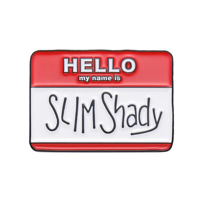 Quirky Anxious Dialog Enamel Lapel Pins for Unique Fashion Statements