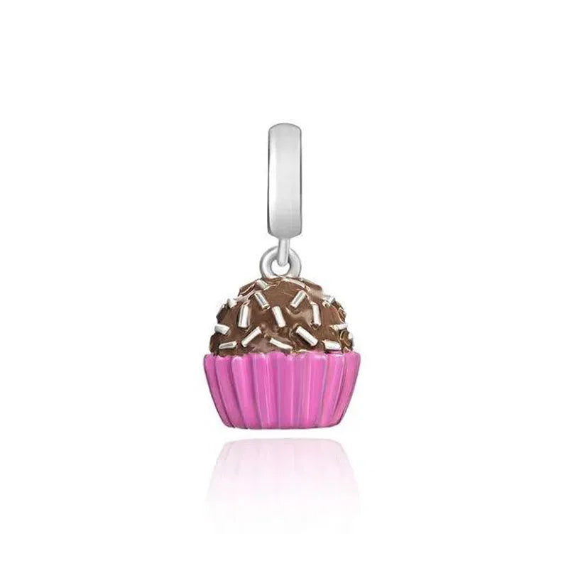 Spring Butterfly Heart Enamel Flower Charm Bead for Bracelets and Necklaces