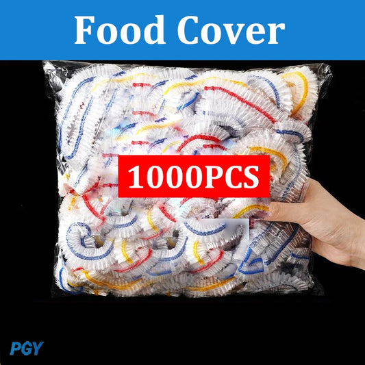 100 to 1000PCS Colorful Disposable Food Covers Fresh Keeping Film Bags Kitchen Storage Bowl Wraps Wholesale