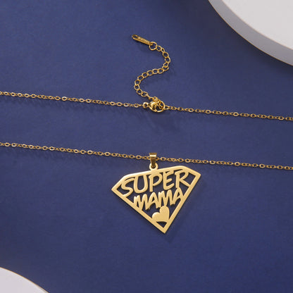 Cazador Sweet Love Heart Pendant Necklace for Women Stainless Steel Jewelry Mother's Day Gift 2025