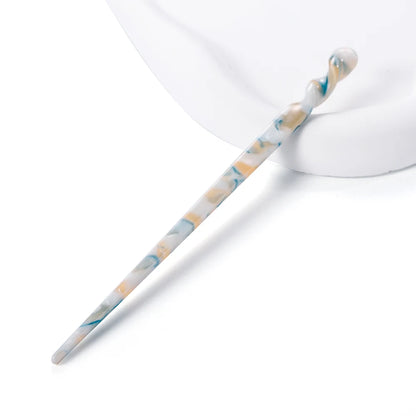 Vintage Chinese Style Acetate Resin Hair Sticks for Women Weddings