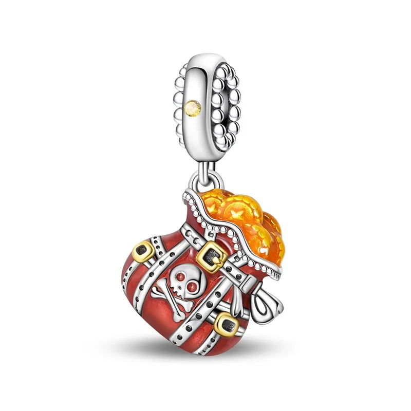 925 Sterling Silver Butterfly Clip Dangle Charms For Women