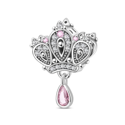 Sparkling Purple Jellyfish Sterling Silver 925 Charm Bead Birthday Pendant for DIY Bracelet Jewelry
