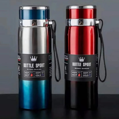 1L Stainless Steel Thermal Bottle Vacuum Flask For Travel