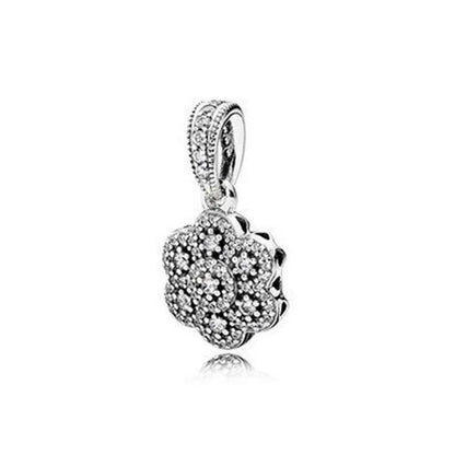 New 925 Silver Pink Purple Bead Ice Cream Pendant for European Original Bracelet DIY Exquisite Jewelry