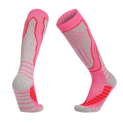 Thermal Winter Cotton Ski Socks For Women And Kids Thick