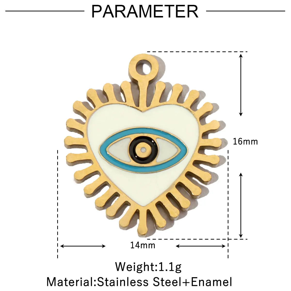 Elegant French Stainless Steel Sun Charms Necklace Set for Women
