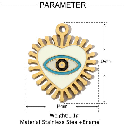 Elegant French Stainless Steel Sun Charms Necklace Set for Women