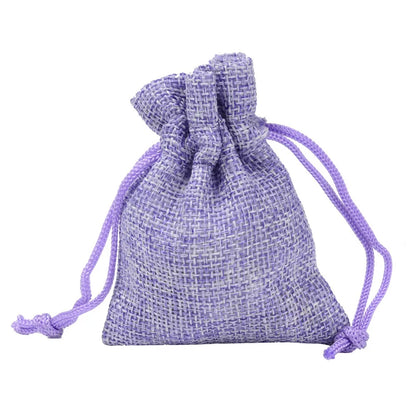 Colorful Cotton Jute Gift Pouches Set of 50 - Customizable Storage Bags for Jewelry and Accessories