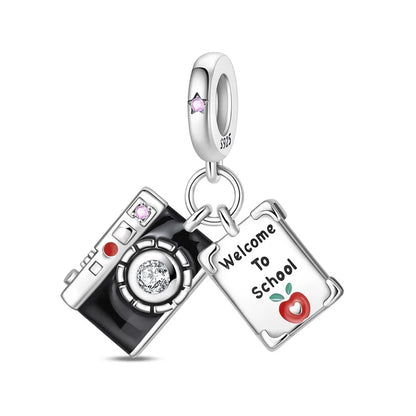 Original 925 Sterling Silver Magic Cube Charm Bead Pendant with Zircon for Bracelet and Necklace Jewelry