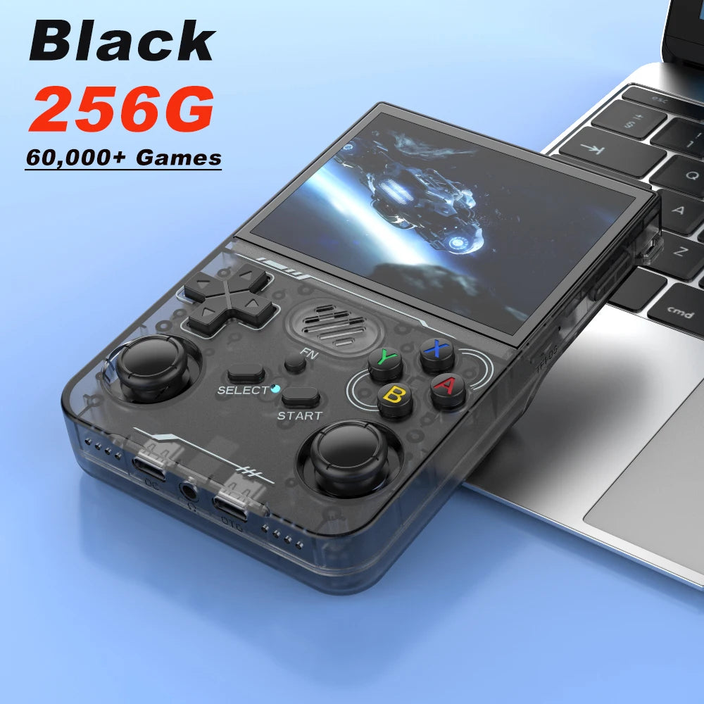 BOYHOM R36XX Handheld Retro Game Console 3.5 Inch IPS 640 x 480 Screen 256GB Expandable Storage 3000mAh Battery WiFi Type C Support 128GB And 64GB Game Libraries