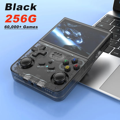BOYHOM R36XX Handheld Retro Game Console 3.5 Inch IPS 640 x 480 Screen 256GB Expandable Storage 3000mAh Battery WiFi Type C Support 128GB And 64GB Game Libraries