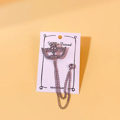 Men and Women Tassel Chain Suit Brooch Alloy Fashion Accessory H1337 10
