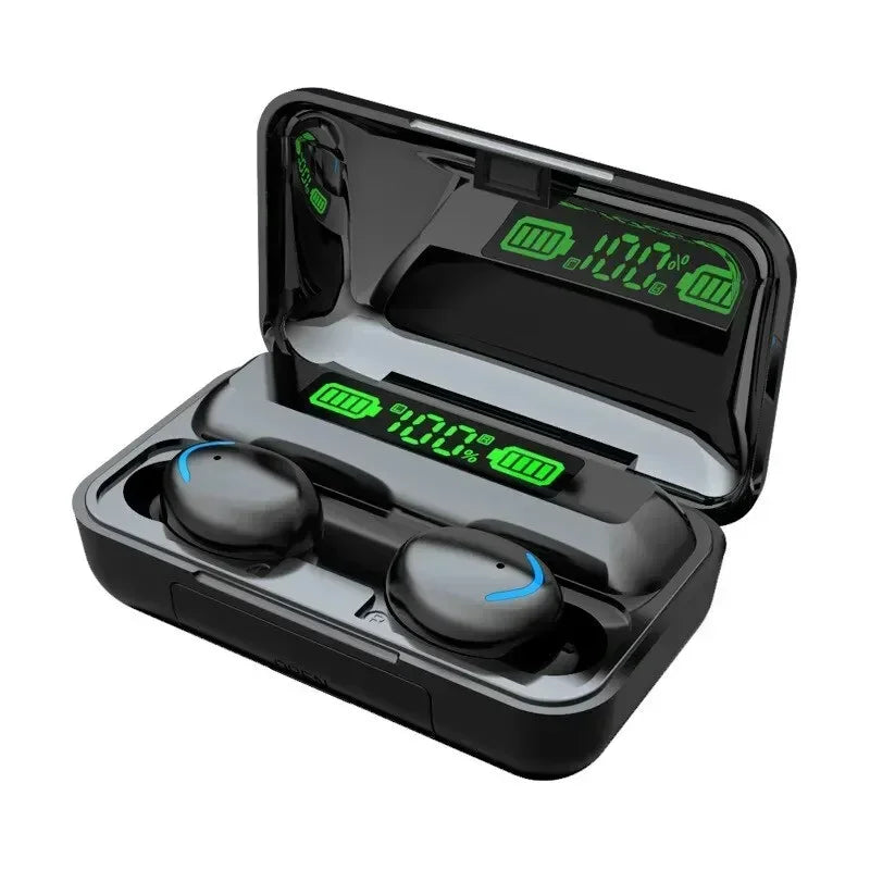 F9-37 Wireless Bluetooth Earphone Headphones Sports Headset black