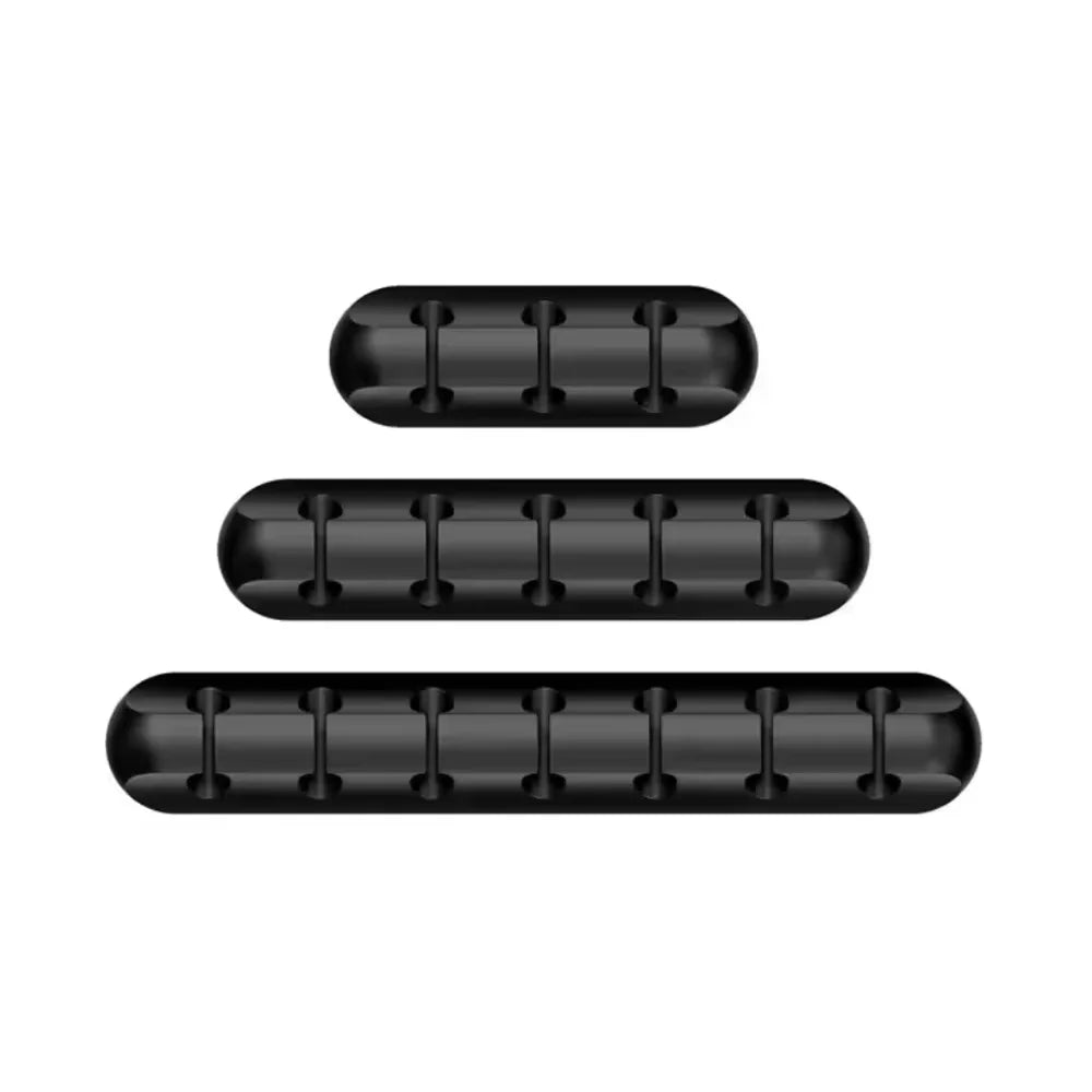 Silicone USB Cable Organizer Clips Self Adhesive Wire Winder for Headset Mouse Keyboard iPhone Huawei