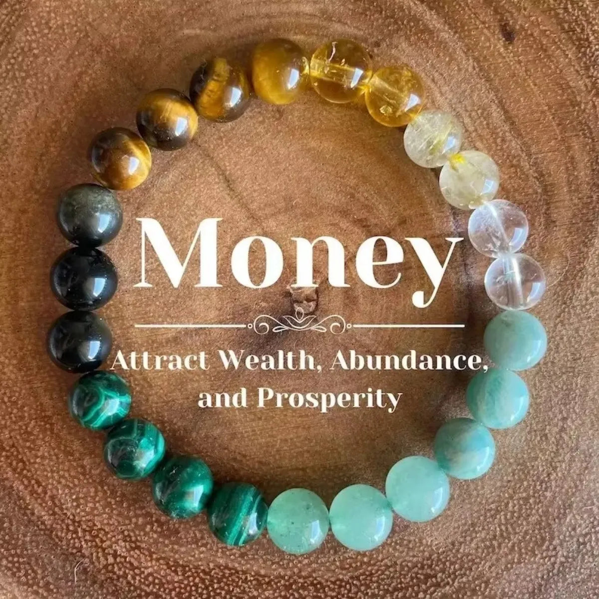 Empowerment Bracelet Set - Six Inspiring Styles for Self Love and Protection 18cm Money Bracelet