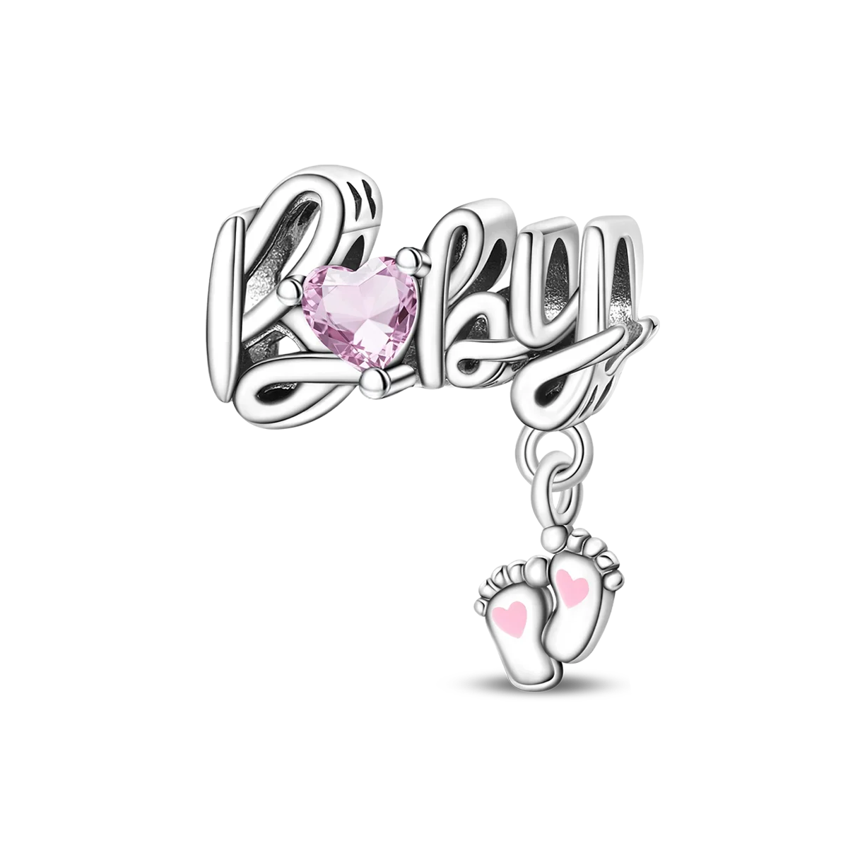 925 Sterling Silver Animal Charms Set Elephant Cat Capybara Swan Zircon Beads for DIY Necklace and Bracelet Jewelry Gift