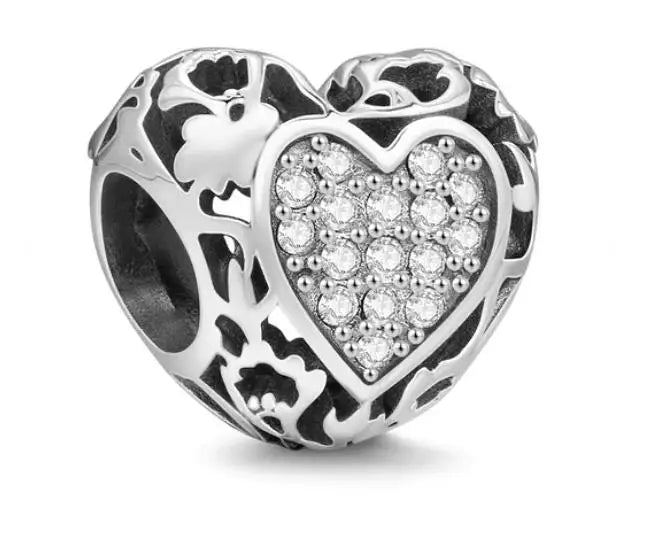 925 Sterling Silver Love Arrow Double Ring Charm for Wedding Anniversary Jewelry A1752Y