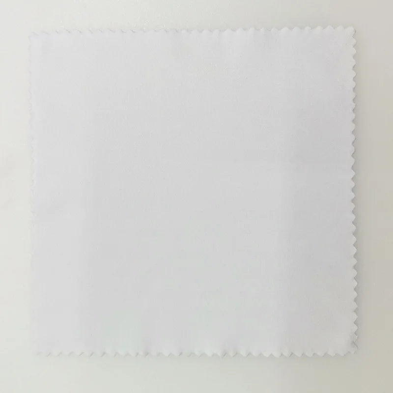Zavorohin Soft Microfiber Suede Cleaning Cloths for Glasses and Jewelry, 100 Pack, Custom Logo Options
