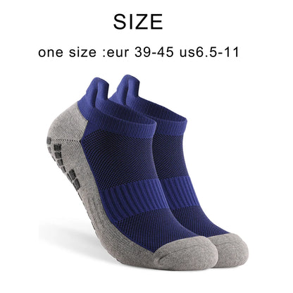 Unisex Football Ankle Socks Non Slip Silicone Bottom
