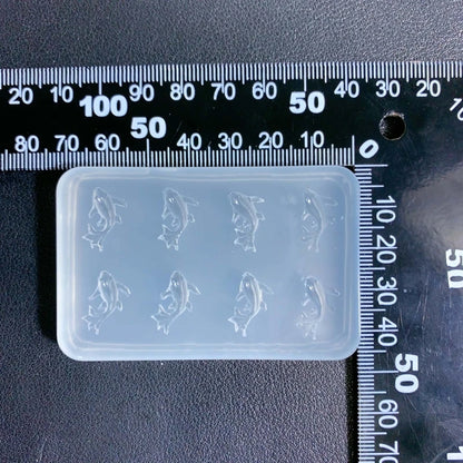 Delicate Cat and Goldfish Silicone Mold for DIY Wax and Soap Casting