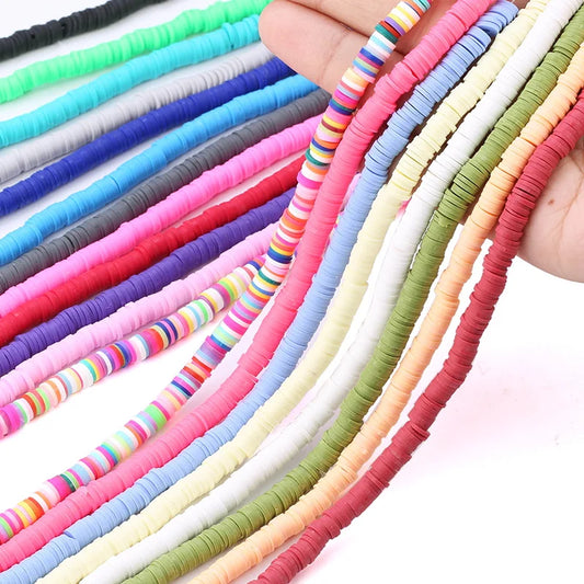 Vibrant 320-Piece Polymer Clay Beads Set for DIY Jewelry Crafting
