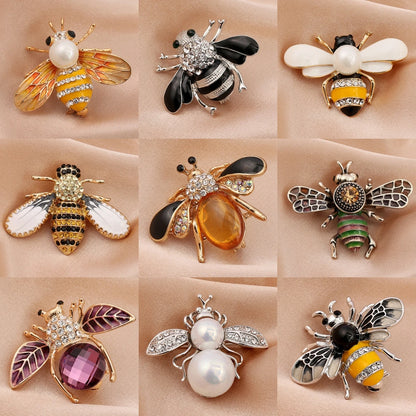 1PC Women's Fashion Trend Personalized Bee Brooch Pin Jewelry