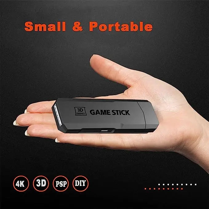 2024 GD10 X2 Pro 4K HD Portable TV Game Console With Dual Rechargeable Wireless Controllers 64GB 128GB 256GB 58,000 Games