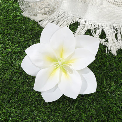 Awaytr Hawaiian Flower Hair Clip for Women and Girls - Romantic Bohemian Floral Side Bangs Accessory